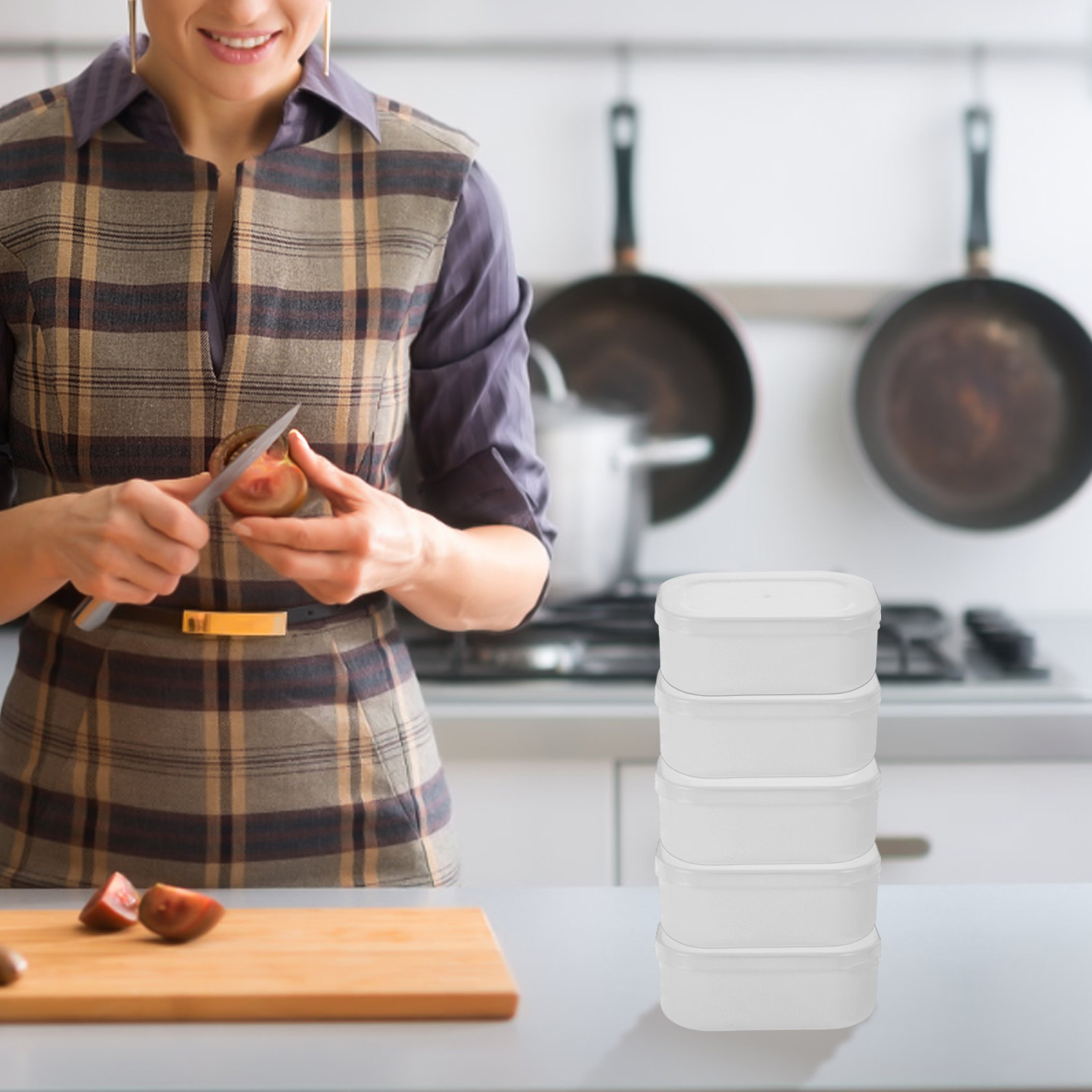 5Pcs Cooked Rice Containers We - Meal Prep With Rice recension och pris