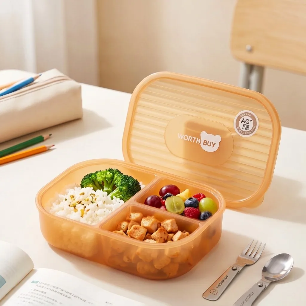 Japanese Plastic Bento Box Kid - Meal Prep Or Prep Meal recension och pris