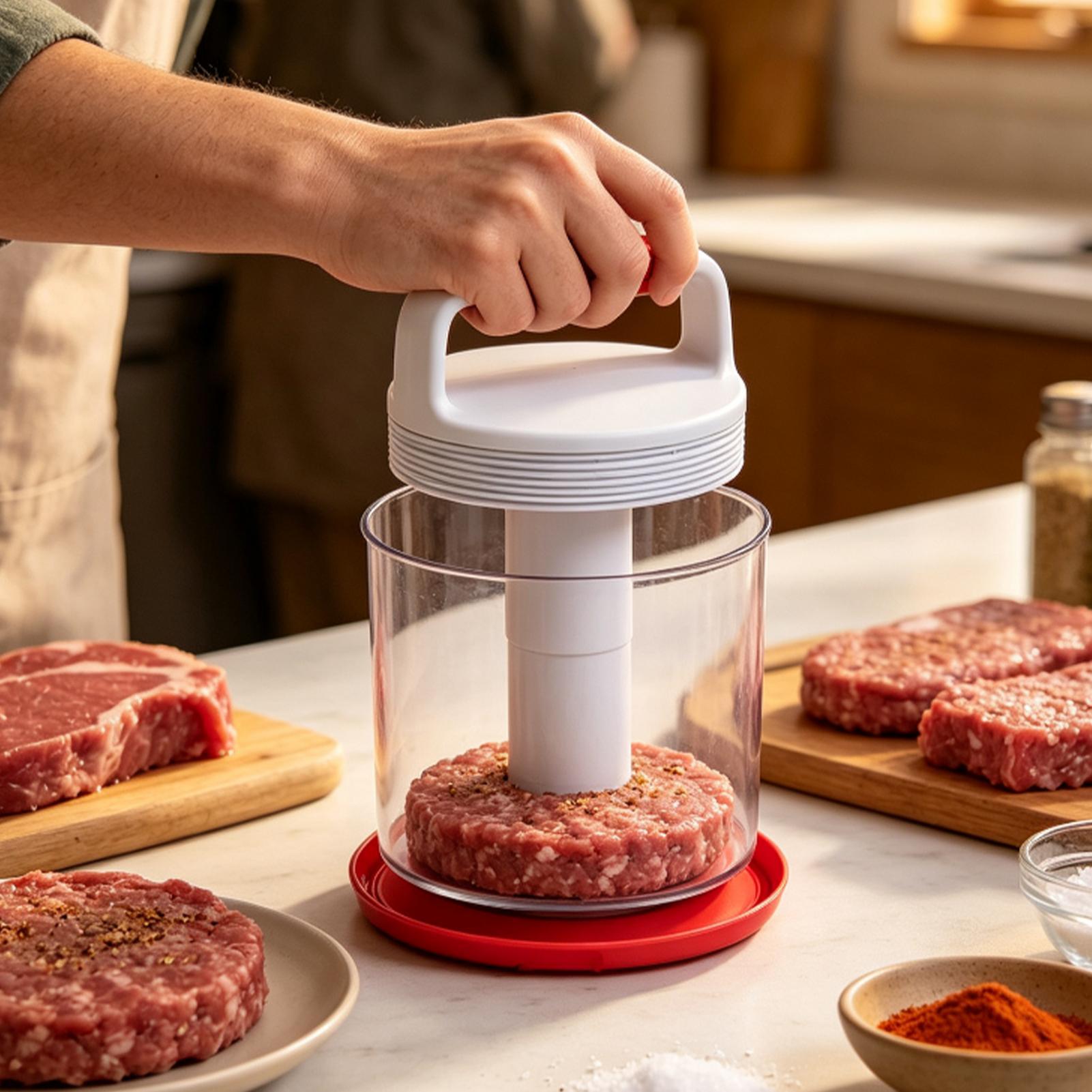 Hamburger Patty Maker Press No - Meal Prep Template recension och pris